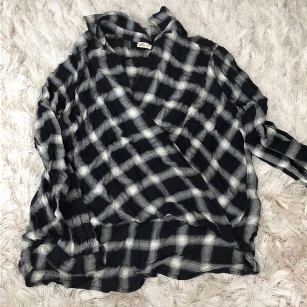 Hollister plaid twist flannel